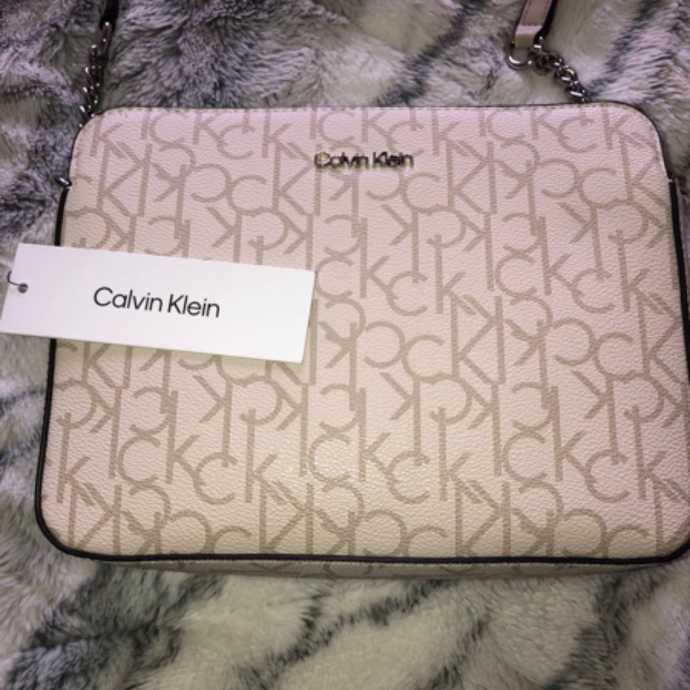 NWT Calvin Klein Logo Crossbody Bag
